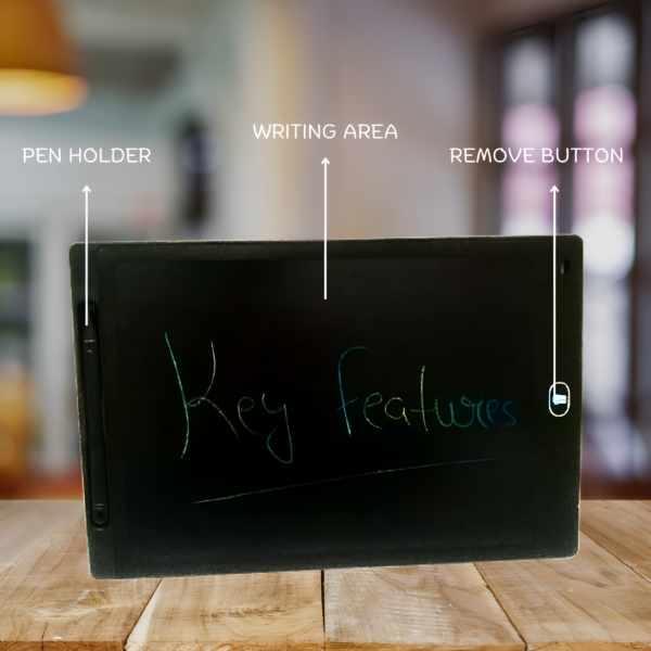 Toy-Joy® 12-inch LCD Digital Writing Tablet for Kids & Adults | Portable Paperless E-Writer Drawing Pad with Lock, Erase Button, & Eco-Friendly Design